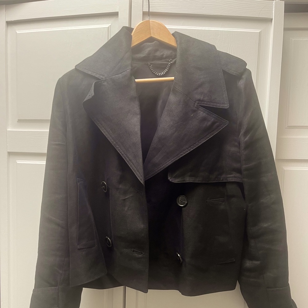 100% Linen Banana Republic Lightweight Jackete